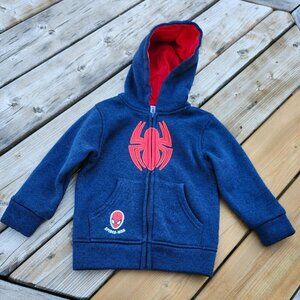 CUTE MARVEL SPIDERMAN Hoodie Boys Size 3 Warm